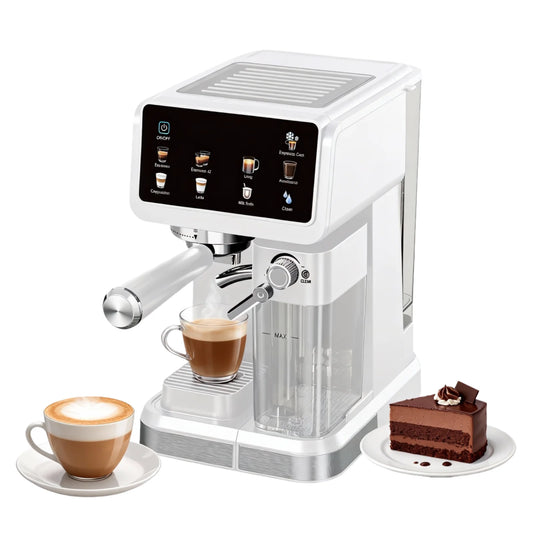 Espressomaschine mit automatischem Milchaufschäumsystem