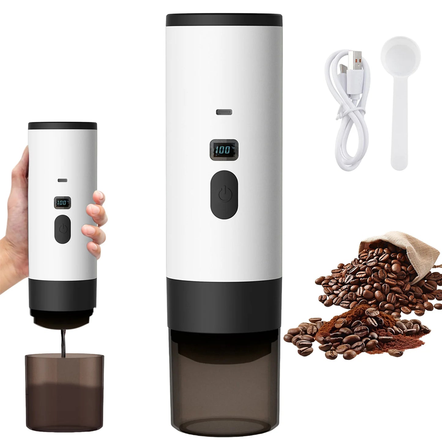 Tragbare elektrische Kapsel-Kaffeemaschine